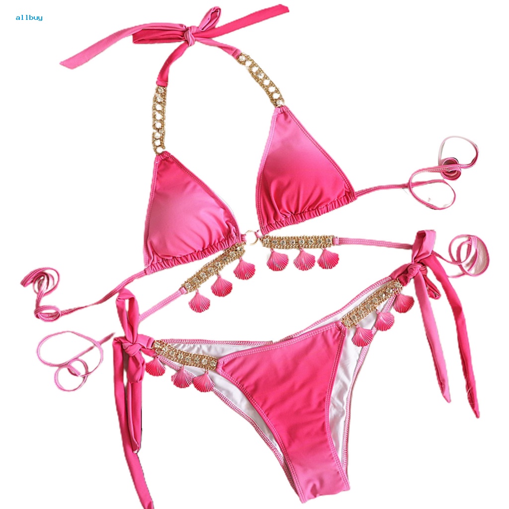 Allbuy Bộ Bikini 2 Chiếc Màu Gradient