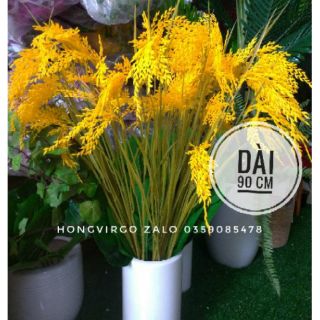 👉 Bông Lúa Giả Dài 90cm trang trí
