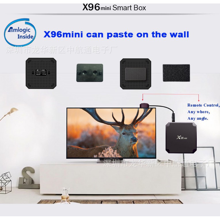 TV Box X96 mini 2G-16G - Android 7.1.2 - Xem truyền hình phim online, youtube, chơi game