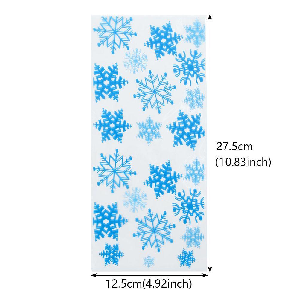 PINEVN Set 100 Túi Nhựa Trong Suốt Đựng Kẹo Giáng Sinh