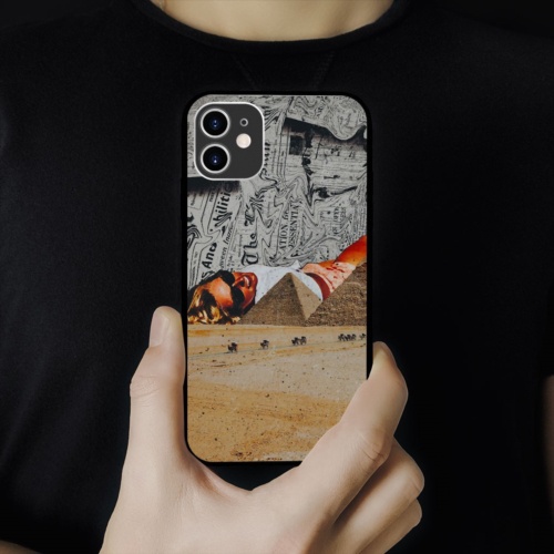 Ốp lưng iphone hình egypt collage art pop art cute bảo về camera  cho các dòng SAMSUNG PAP20210860