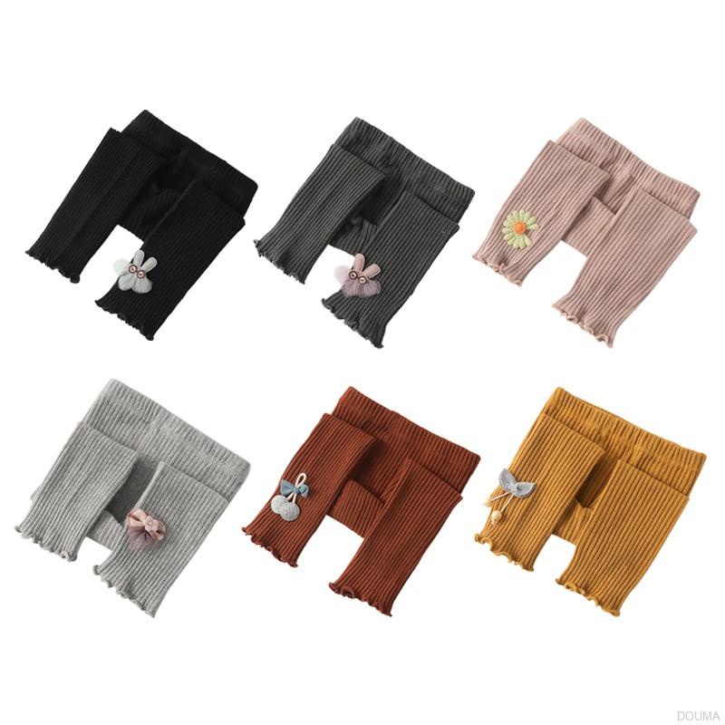 Quần legging dệt kim kẻ sọc dọc thời trang mùa thu cho bé