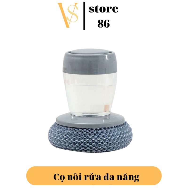 Dụng Cụ Cọ Rửa Đa Năng Cọ Bếp, Cọ Eửa Bát Đĩa Có Bình Chứa Tiện Lợi Cực HOT