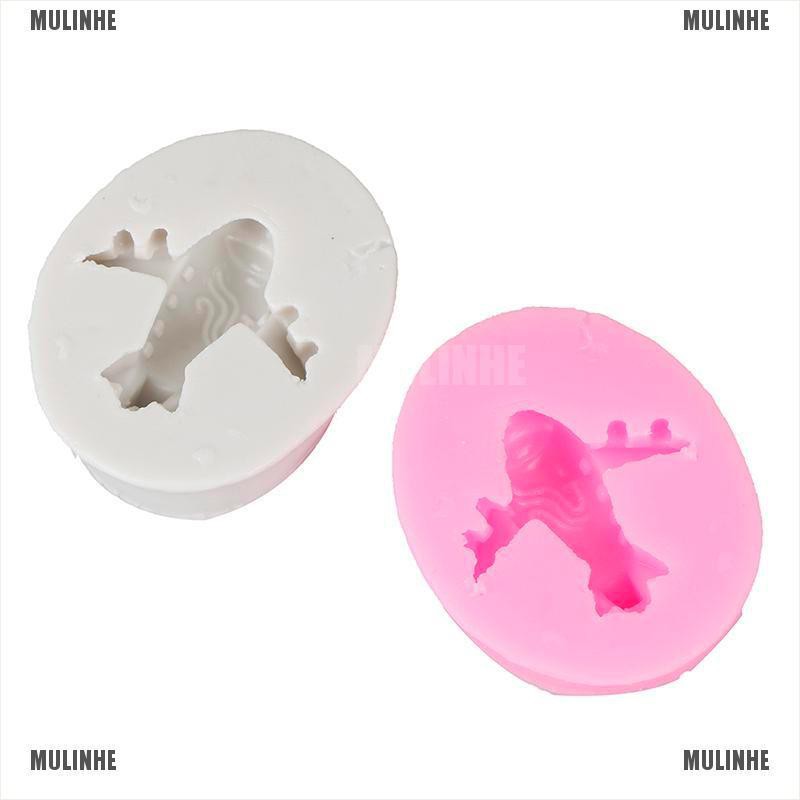 Khuôn Silicone Làm Bánh / Sô Cô La / Kẹo Đường Hình Máy Bay Mini