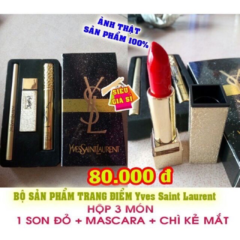 Bộ 3 trang điểm YSL | BigBuy360 - bigbuy360.vn