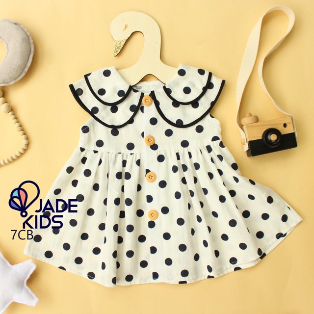 vải lien chấm bi