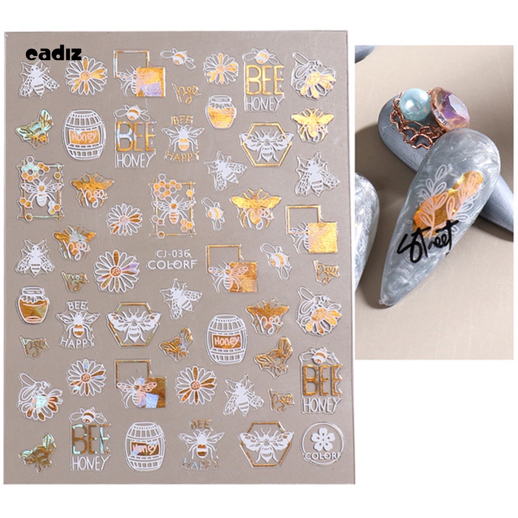 [Hàng mới về] Miếng dán trang trí móng tay long lanh nhẹ hợp thời trang