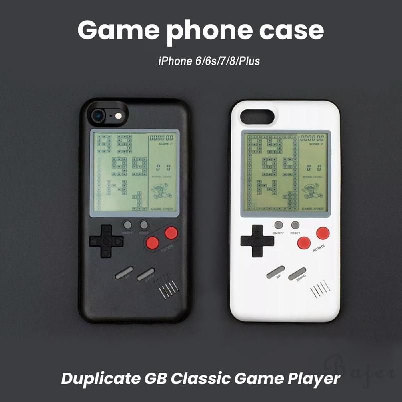 Retro GB Gameboy Phone Cases For iPhone 6 6s 7 8 Plus Soft TPU Can Play Blokus Game Console Cover For X iPhone XS XR Max