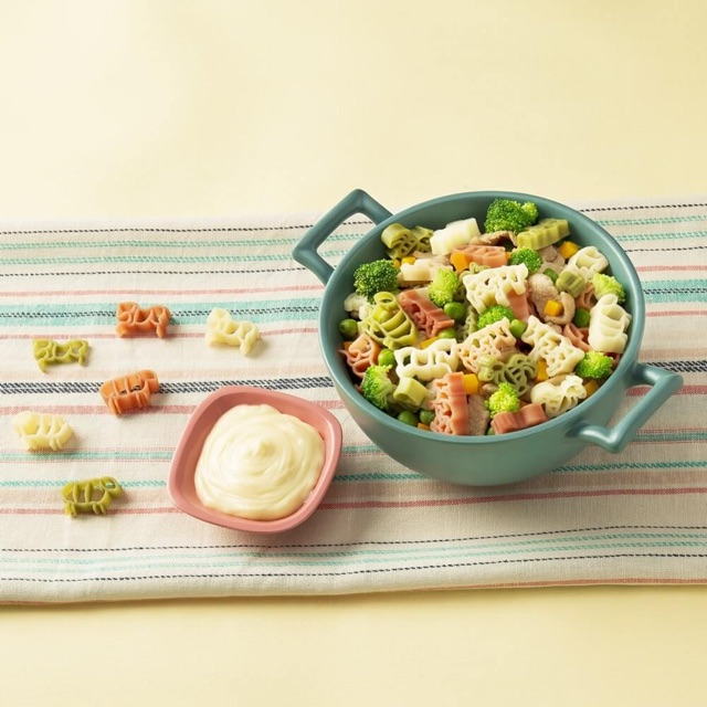 Nui hình thú rau củ Organic cho bé 100gr