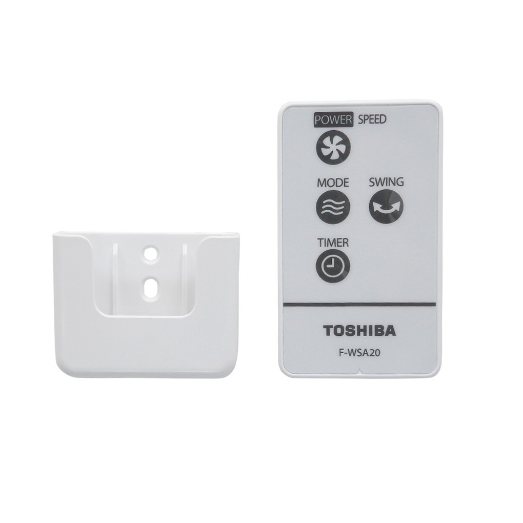 Quạt treo tường 3 cánh có remote điều khiển từ xa màu xám Toshiba F-WSA20(H)VN 55W - Hàng chính hãng