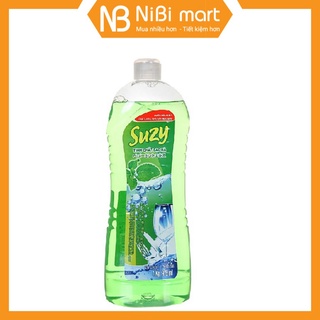 Nước rửa chén suzy bạc hà chai 1l