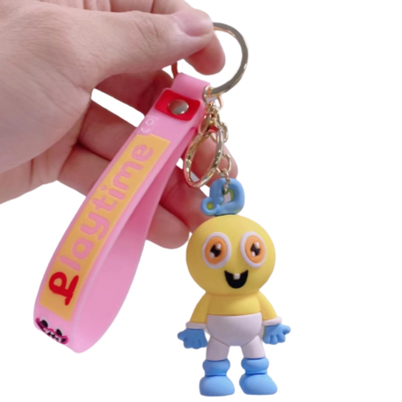 Móc gắn chìa hình nhân vật Poppy Playtime Huggy Wuggy