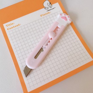 Dao dọc giấy mini hình chân mèo đáng yêu