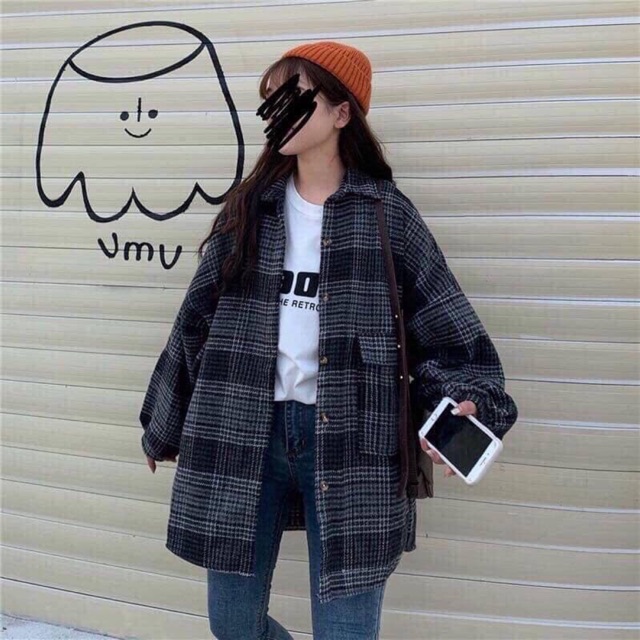 ÁO KHOÁC❤️FREESHIP❤️ÁO KHOÁC SƠ MI DẠ HÀN QUỐC SIÊU XINH (ảnh thật ở cuối) | BigBuy360 - bigbuy360.vn