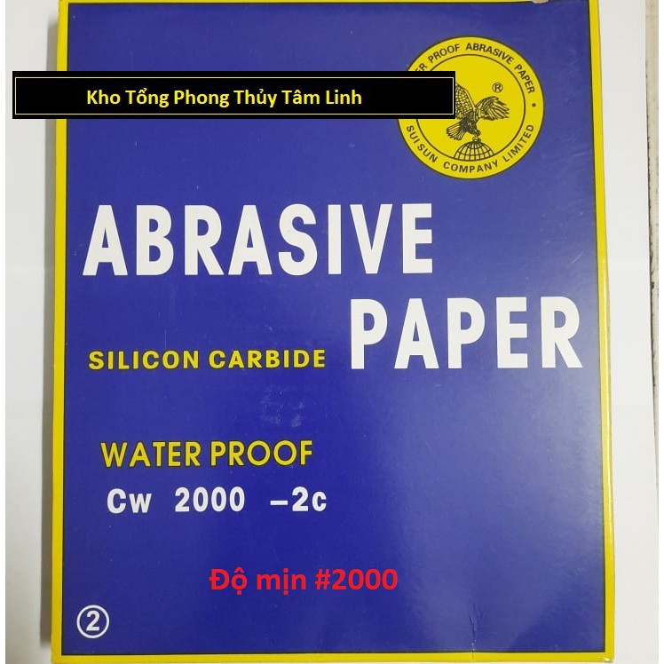 Giấy nhám nước đánh bóng ngọc bích cao cấp chính hãng| Kho tổng Phong Thuỷ Tâm Linh