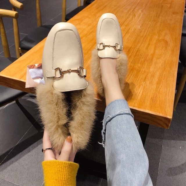 GIẦY LƯỜI VIỀN  LÔNG