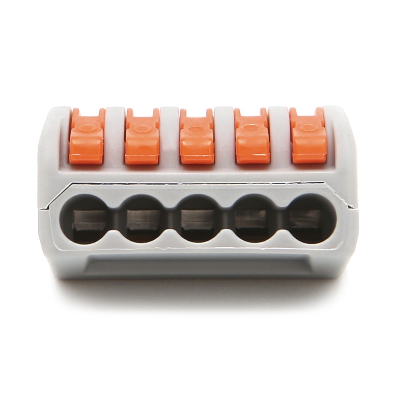 Set 5 Khối Đấu Nối Dây Điện 222-415-Nuts 5 Conductor