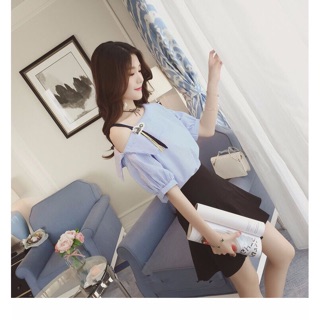 Áo nữ lệch vai dễ thương