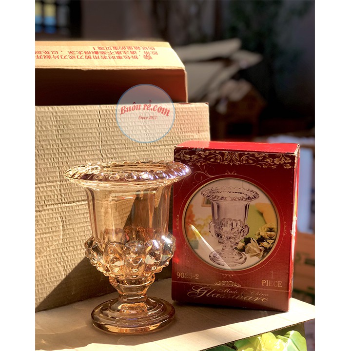 Ly bày phật thủ thủy tinh, cắm hoa độc đáo cao cấp sang trọng, tinh tế 00952/00953 - Buôn Rẻ