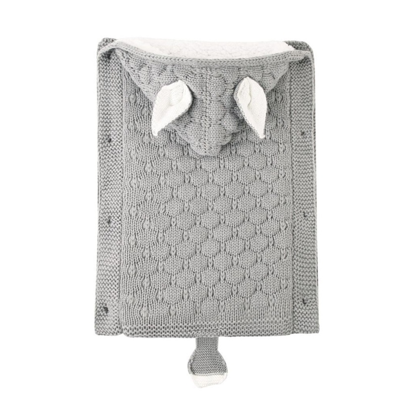 Túi Ngủ Dạng Bao Thư Dày Dặn Giữ Ấm Có Nút Bấm Cho Bé