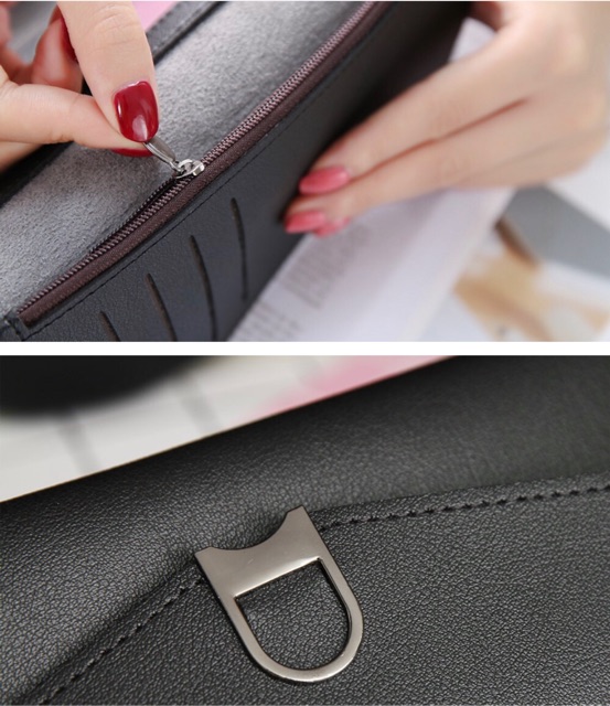 [Mã FAMAYWA2 giảm 10k đơn từ 50k] Ví nữ khoá khuyên DR891 | BigBuy360 - bigbuy360.vn