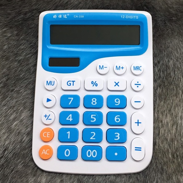 Máy Tính 12 Số CA-339 Sử Dụng Cả 2 Nguồn Pin Và Năng Lượng Mặt Trời - #maytinh