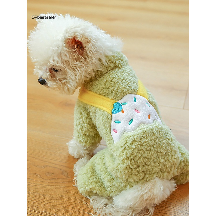 Bộ Áo Liền Quần Thời Trang Mùa Đông Dành Cho Cún Cưng