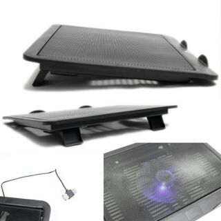 Đế tản nhiệt laptop 1 quạt lớn ,đèn led