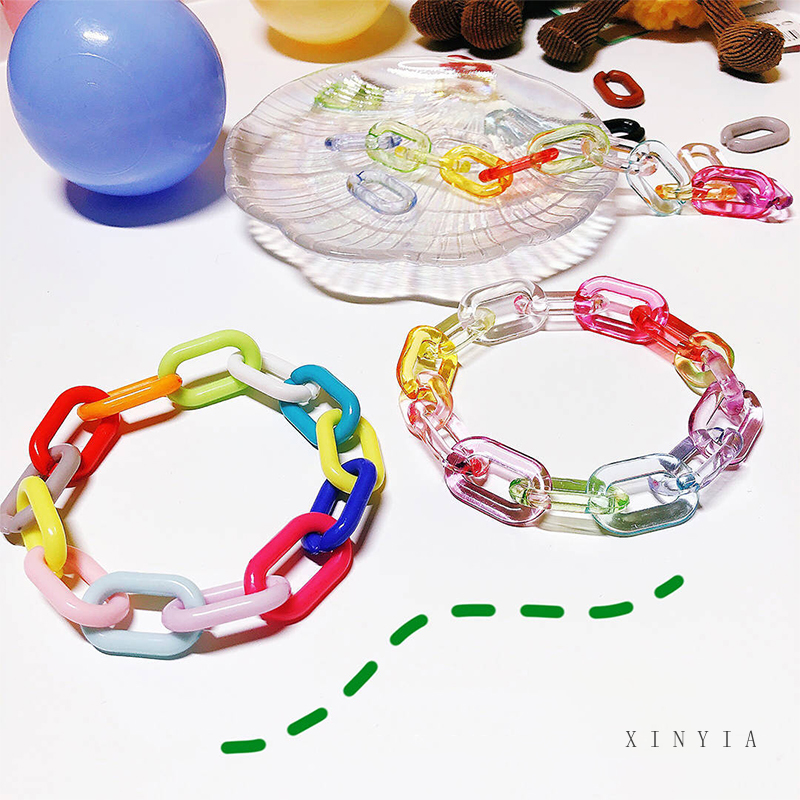 Vòng Tay Chất Liệu Acrylic Phong Cách Hàn Quốc Cho Nữ