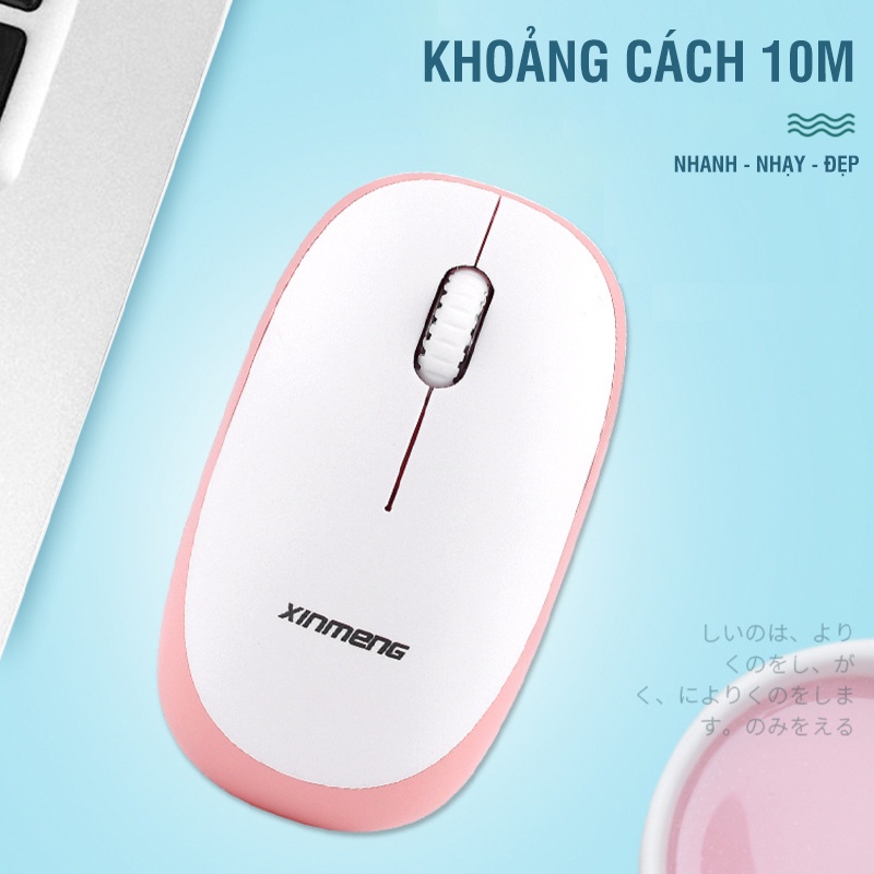 Bộ bàn phím và chuột Bluetooth không dây N520 siêu nhạy chuột chỉnh các mức DPI màu sắc đa dạng kết nối qua chip USB