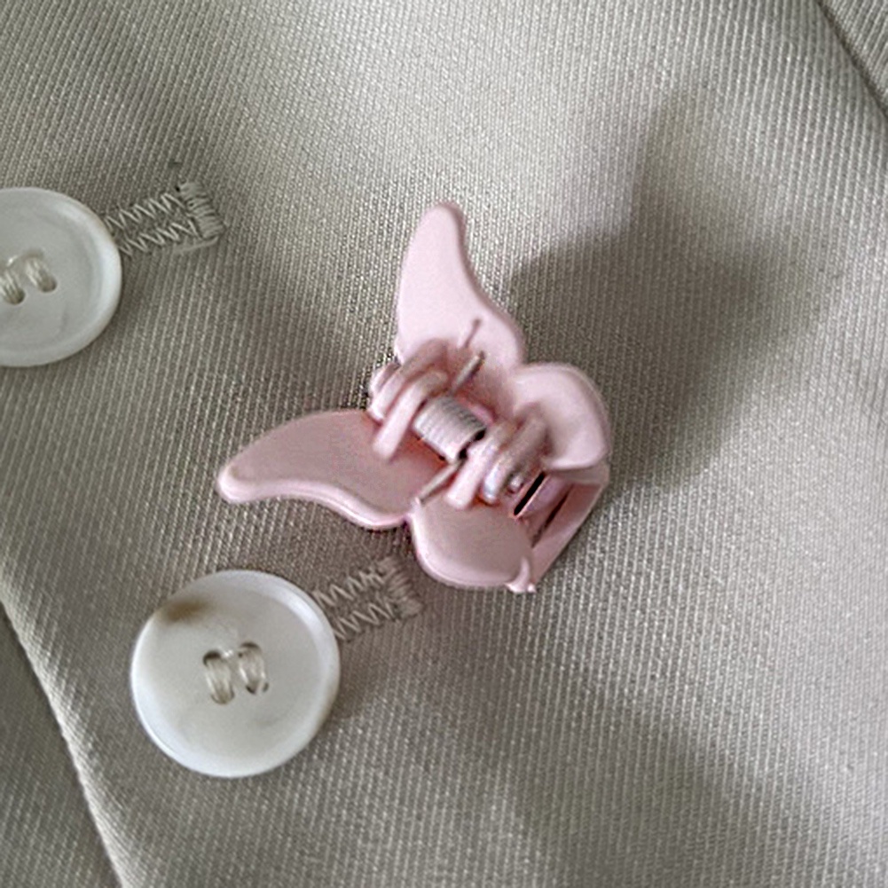 Kẹp Tóc Càng Cua Dạng Móng Vuốt Mini Mặt Nhám Thiết Kế Ngọt Ngào Cho Nữ