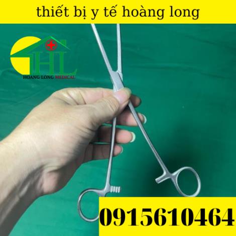 Panh Y Tế, Panh Gắp Phẫu Thuật, Pen Kẹp Y Tế, Panh Thẳng Không Mấu 24cm - Hàng Pakistan