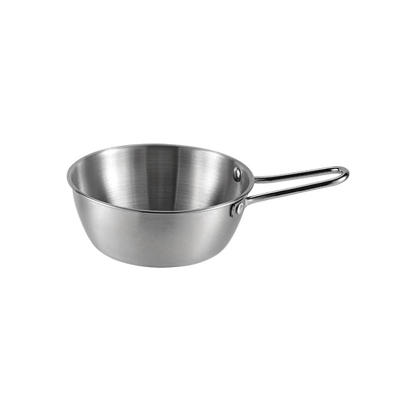 Chén Inox 304 Có Tay Cầm Đựng Nước Chấm / Gia Vị Nhà Bếp Kiểu Hàn Quốc Tiện Dụng