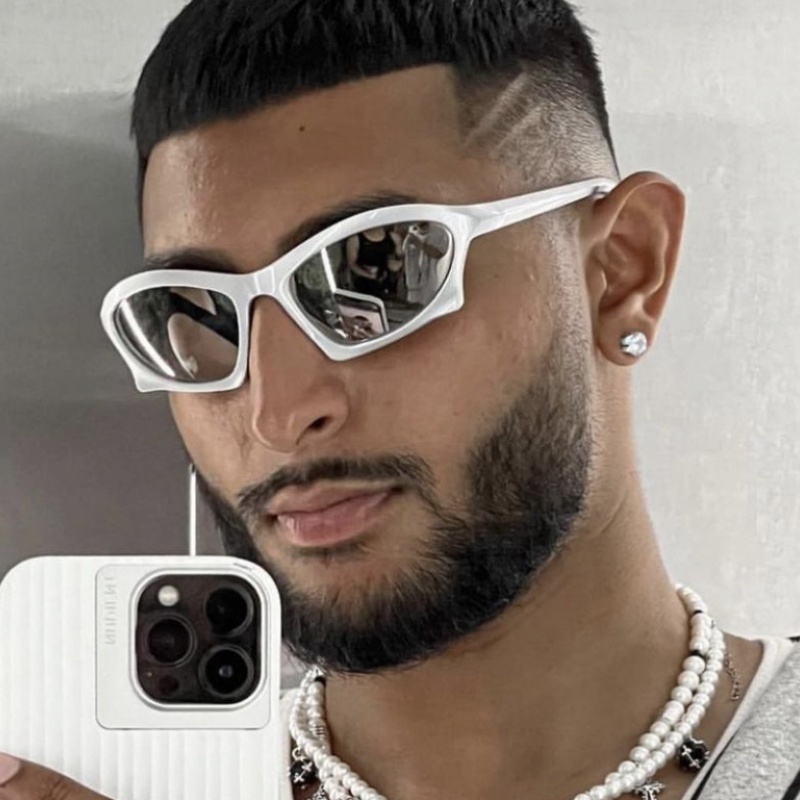 (KIQI-FASHION) COD Kính Mát Y2K Chống Tia UV Phong Cách Retro Thời Trang Cho Nam Nữ