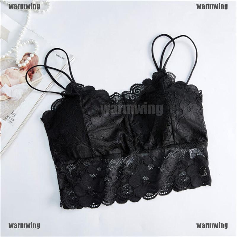 Áo Bralette Ren Không Tay Quyến Rũ