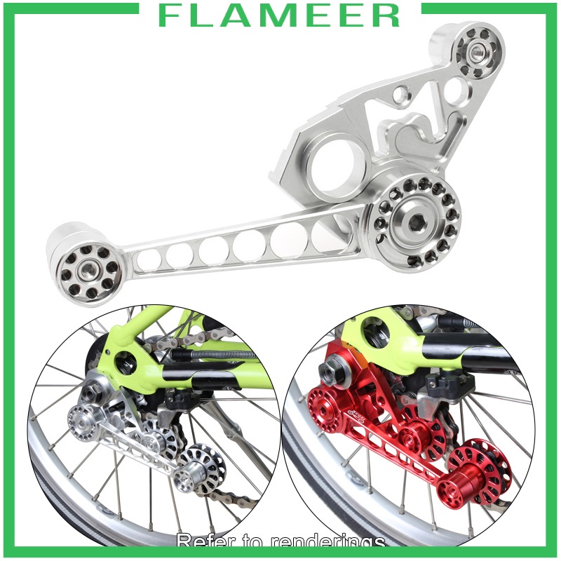 Folding Bike Chain Guide Single-Disc 2/6 Speed Chain Tensioner Bracket Fit for Brompton