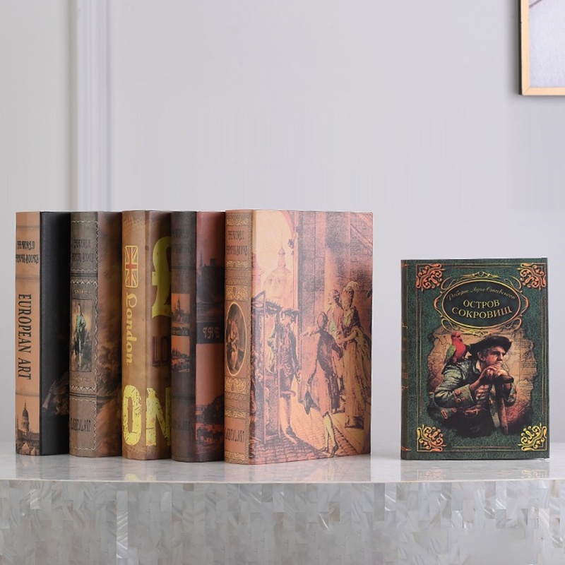 Sách giả làm đạo cụ chụp ảnh phong cách retro