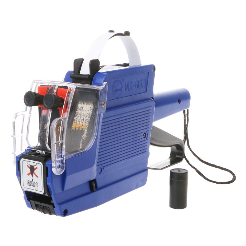 Súng Bắn Nhãn Hai Dòng MX-6600 10 Số 2 Đường Cho Cửa Hàng Đuôi Có Thể Cuộn Lại