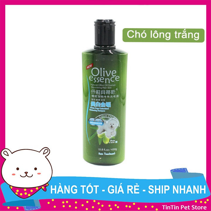 Sữa Tắm Olive Essence Cho Chó Mèo 450ml Giá Rẻ