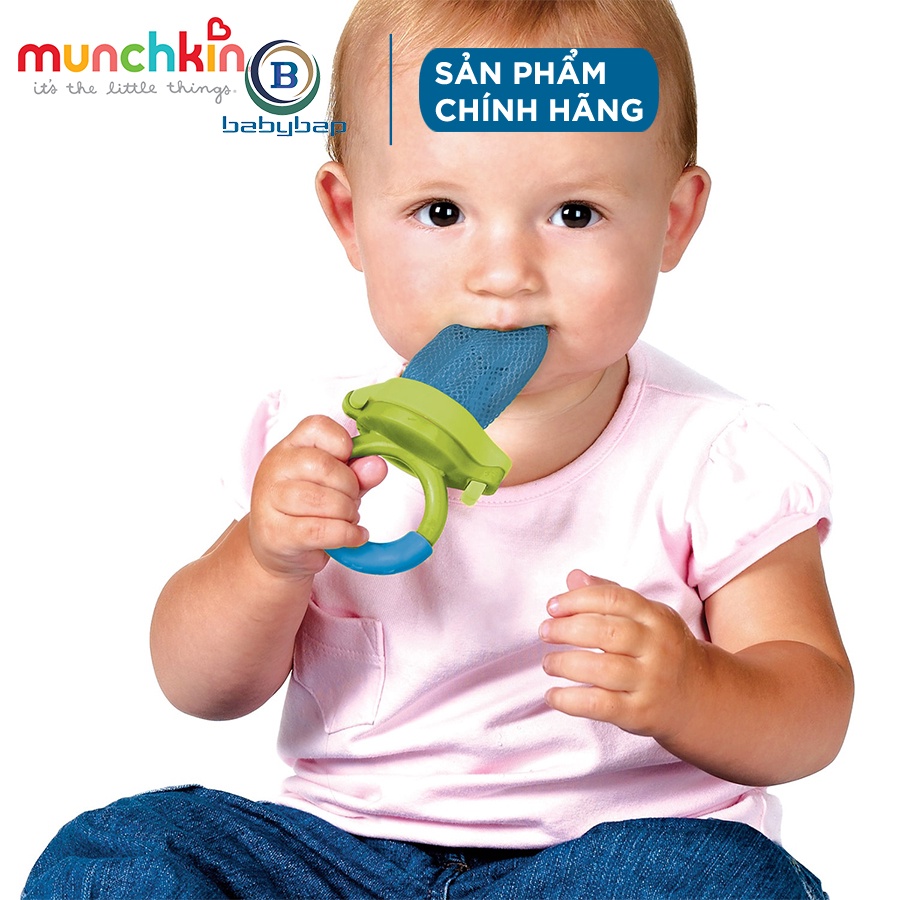 Túi Ăn Chống Hóc Munchkin Mắt Lưới Nhỏ Giúp Thức Ăn Dễ Dàng Lọt Qua