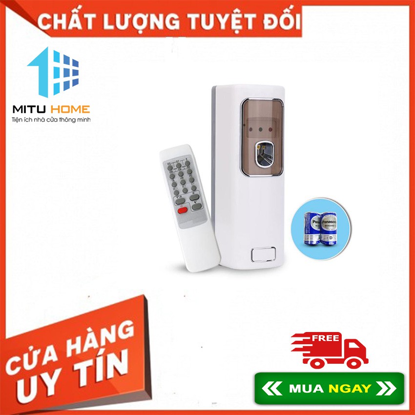 Máy xịt nước hoa xịt phòng tự động có điều khiển MITUHOME kèm chai xịt dùng trong khách sạn, karaoke, Spa