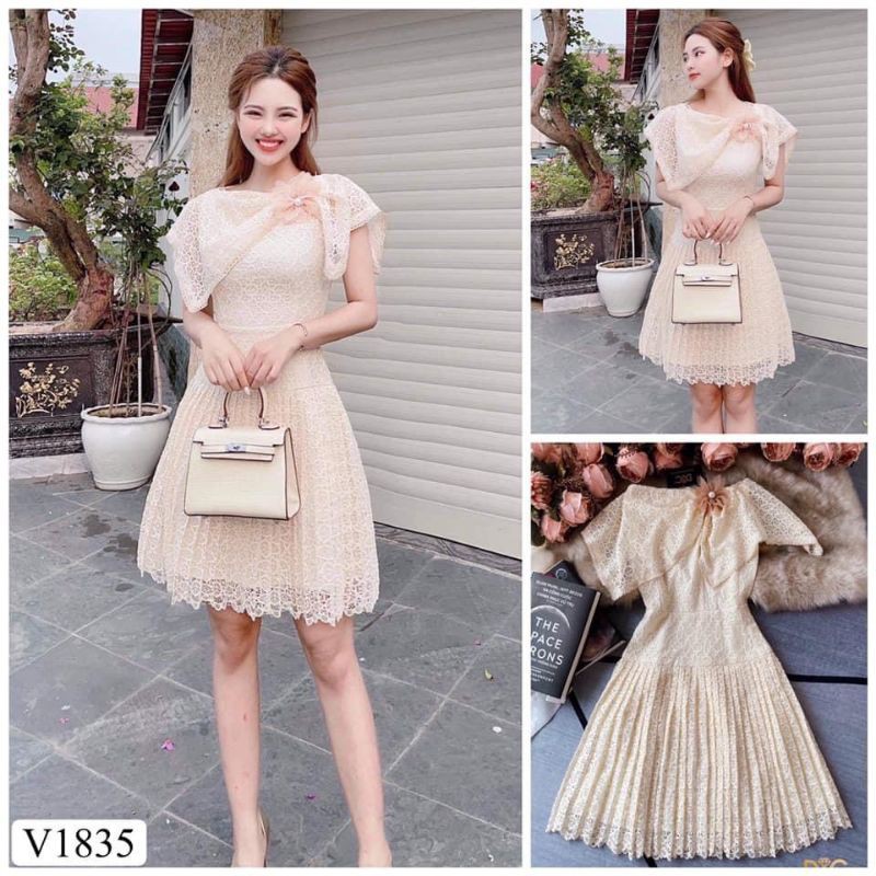 VÁY REN THIẾT KẾ V1835 CHẤT VẢI MỀM MỊN ĐỦ SIZE