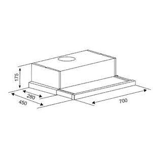 Máy hút mùi Canzy-CZ 7002 SYP- âm tủ-lực hút 750m³/h-máy khoẻ,chạy êm,chính hãng,giá rẻ-bảo hành 24 tháng