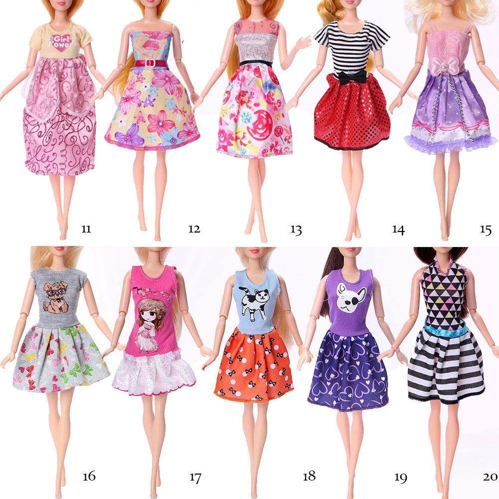 BEBETTERM Váy Búp Bê 30cm DIY Năm 2021 Quần Áo Bé Gái