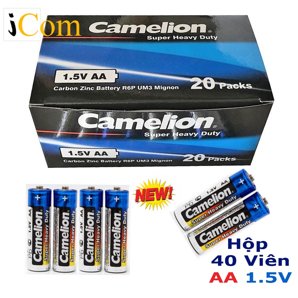 Pin AA Camelion chính hãng hộp 40 viên