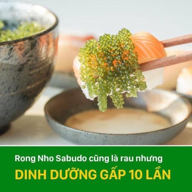 [Mã 252FMCGSALE giảm 8% đơn 500K] Rong Nho Sabudo + Umibudo Tách Nước Theo Công Nghệ Nhật Bản Tặng Kèm Sốt Mè Rang