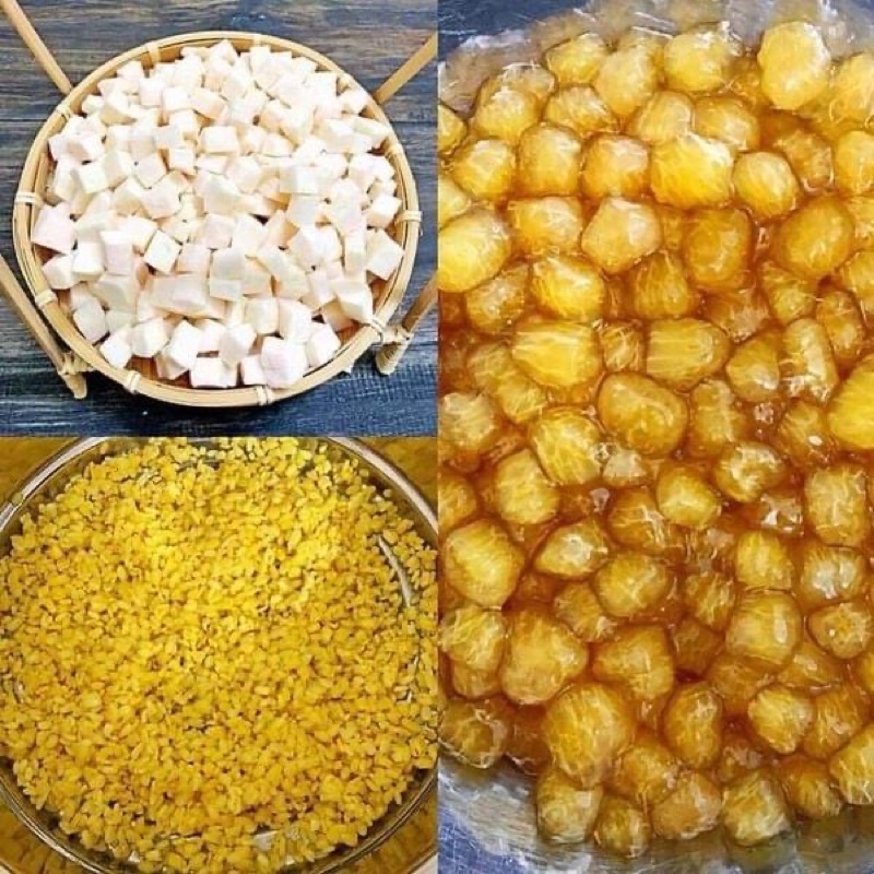 Cùi Bưởi sấy khô khử đắng 100g dùng được 10kg chè Bưởi thành phẩm