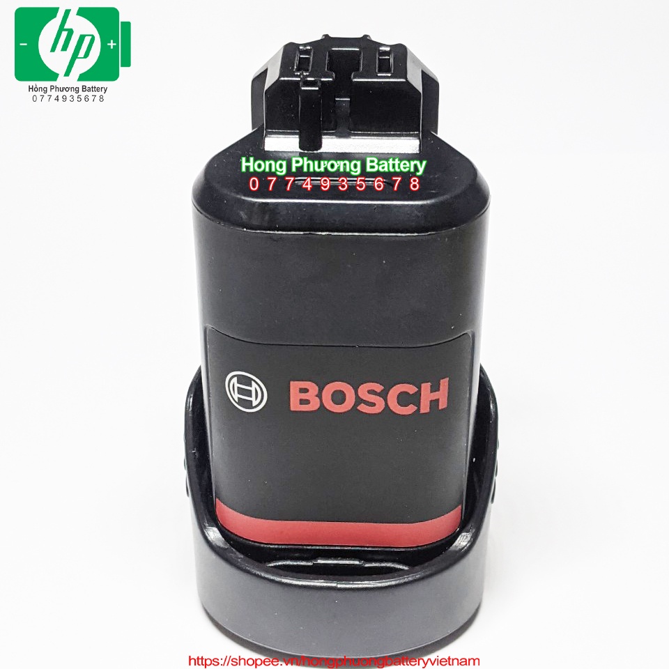 Vỏ mạch thay thế pin Bosch 10.8V 3cell, mạch nhận sạc zin