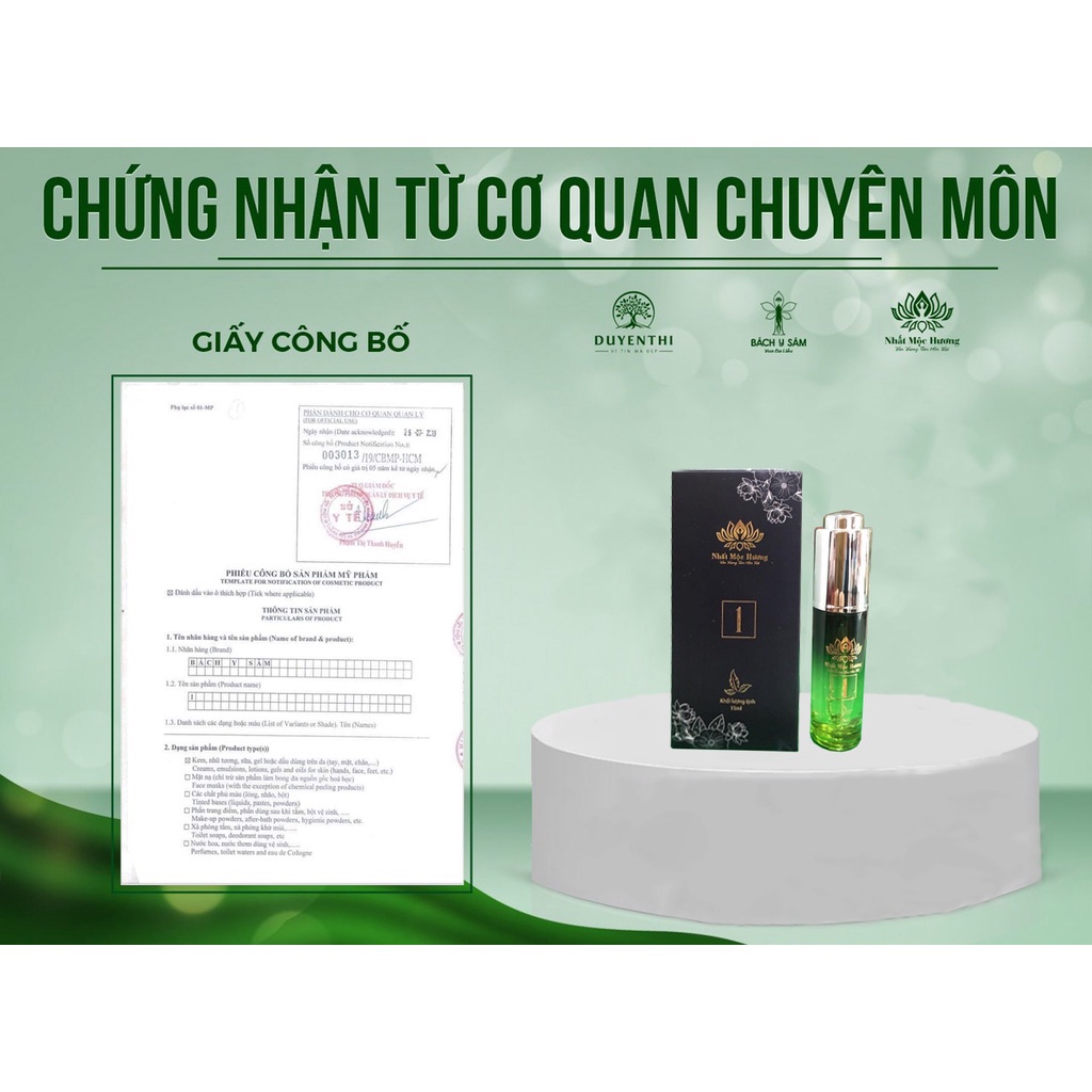 Nhất Mộc Hương 01 Bách Y Sâm Bạch Linh (Chấm Mụn)