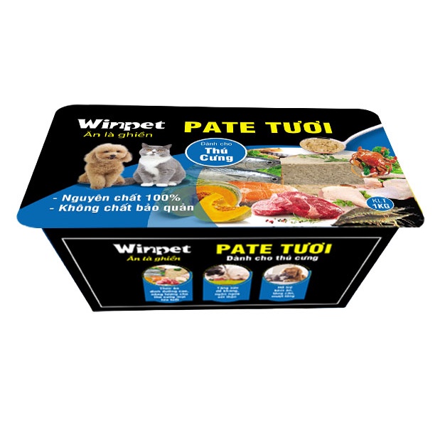 Pate TƯƠI Win Pet Dành Cho Chó Mèo Biếng Ăn 500g - Ship siêu tốc